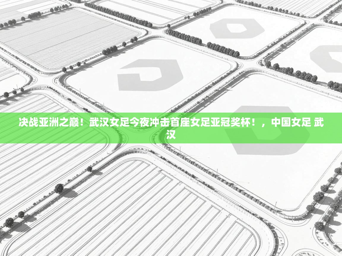 决战亚洲之巅!武汉女足今夜冲击首座女足亚冠奖杯!,中国女足 武汉