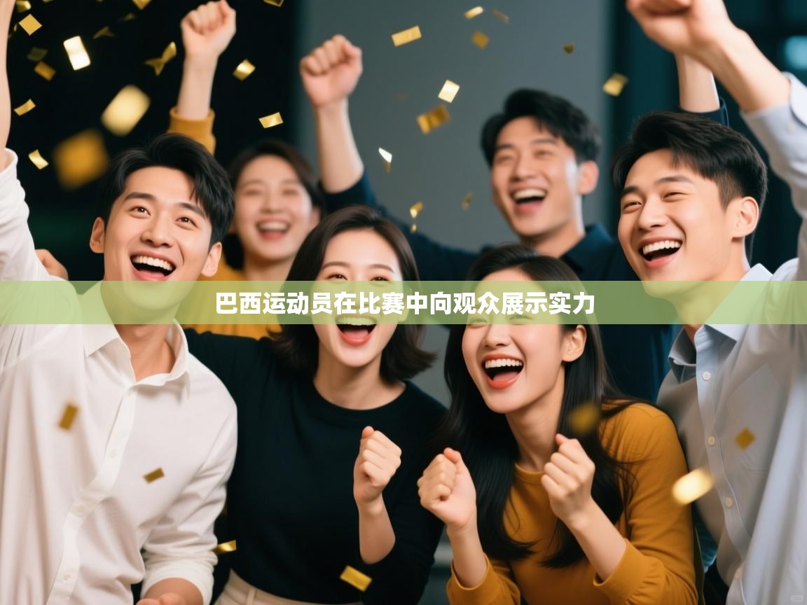 巴西运动员在比赛中向观众展示实力